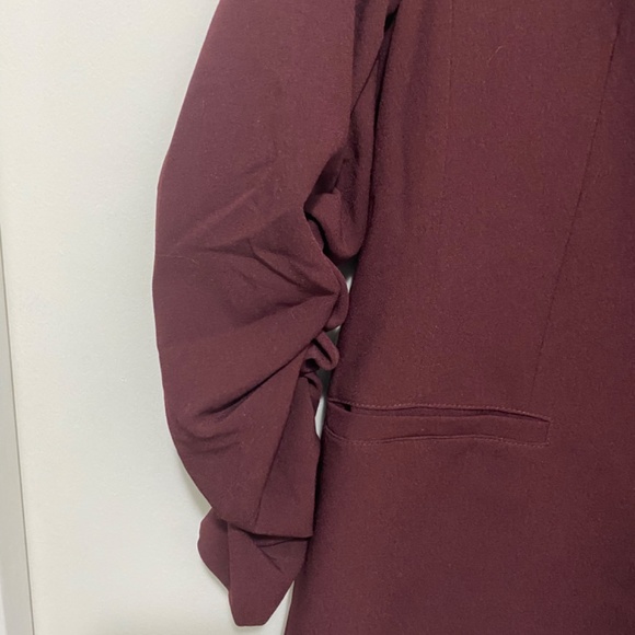 Skies are Blue burgundy blazer - Picture 3 of 6